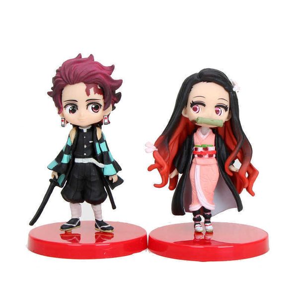 huiya01 2pcs set anime demon slayer kimetsu no yaiba q posket kamado tanjirou nezuko pvc action figure model doll toys q0722
huiya01 2pcs set anime demon slayer kimetsu no yaiba q posket kamado tanjirou nezuko pvc action figure model doll toys q0722