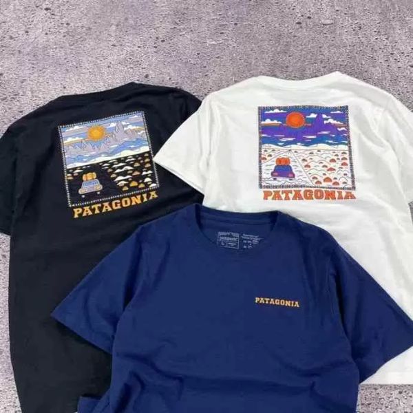 mens t-shirts designer luxurys patagonias t-shirt american retro outdoor bata back sunset printing fast drying cotton couple, White;black
mens t-shirts designer luxurys patagonias t-shirt american retro outdoor bata back sunset printing fast drying cotton couple, White;black