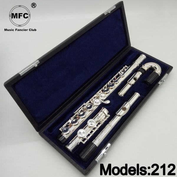 professional flute 212 silver plated flute instrument intermediate student curved headjoint flutes c leg 16 holes closed e key
professional flute 212 silver plated flute instrument intermediate student curved headjoint flutes c leg 16 holes closed e key