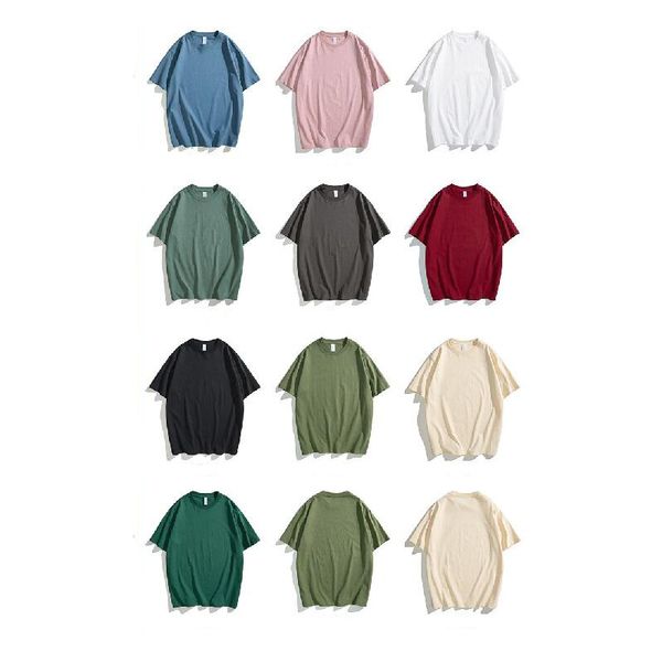 summer new pures color heavy womens mens t-shirts pure cotton short sleeve european loose japanese fashion brand men student multiple colors, White;black
summer new pures color heavy womens mens t-shirts pure cotton short sleeve european loose japanese fashion brand men student multiple colors, White;black