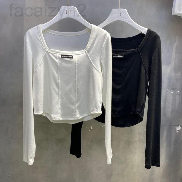women's t-shirt designer 2022 early spring new letter label women's league style u-neck bottomed temperament slim, thin and versat, White
women's t-shirt designer 2022 early spring new letter label women's league style u-neck bottomed temperament slim, thin and versat, White