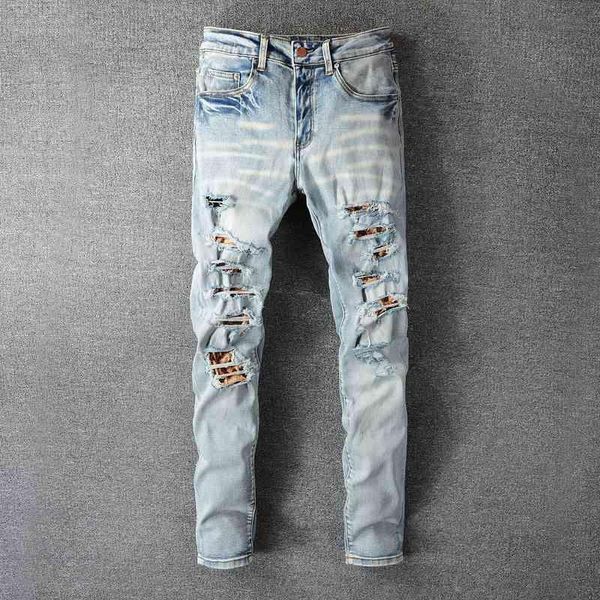 amirs mens jeans designer high street fashion new amirs light leopard patch pierced jeans men's elastic slim leggings 810 hip hop wfc, Blue
amirs mens jeans designer high street fashion new amirs light leopard patch pierced jeans men's elastic slim leggings 810 hip hop wfc, Blue