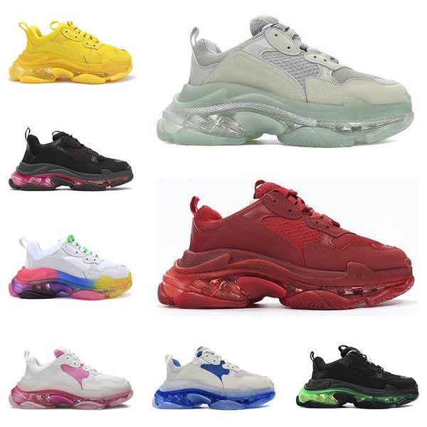 new triple s clear sole platform shoes for men women fashion paris sneakers black pink white rainbow mens trainers casual jogging walking
new triple s clear sole platform shoes for men women fashion paris sneakers black pink white rainbow mens trainers casual jogging walking