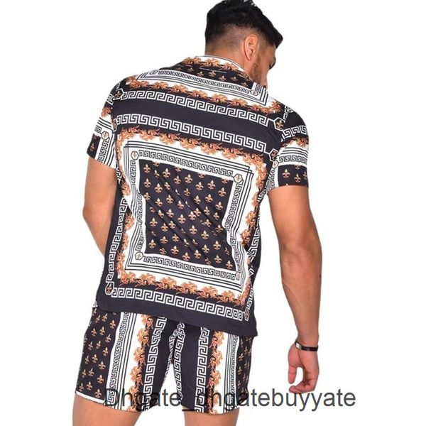 luxury men's casual shirts men tracksuits hawaiian sets printing summer short sleeve button shirt fashion beach shorts tees streetwear, White;black
luxury men's casual shirts men tracksuits hawaiian sets printing summer short sleeve button shirt fashion beach shorts tees streetwear, White;black