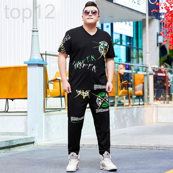 men's casual shirts designer 2021 new plus size casual pants sports men's suit summer loose fat t-shirt two-piece set h7c6, White;black
men's casual shirts designer 2021 new plus size casual pants sports men's suit summer loose fat t-shirt two-piece set h7c6, White;black