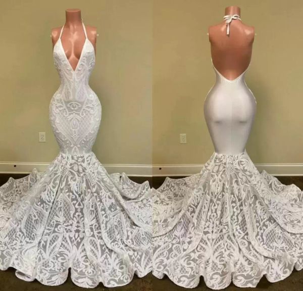 2022 ivory prom dresses lace applique sheath mermaid backless halter custom made african girl evening formal gowns formal occasion wear vest, Black
2022 ivory prom dresses lace applique sheath mermaid backless halter custom made african girl evening formal gowns formal occasion wear vest, Black