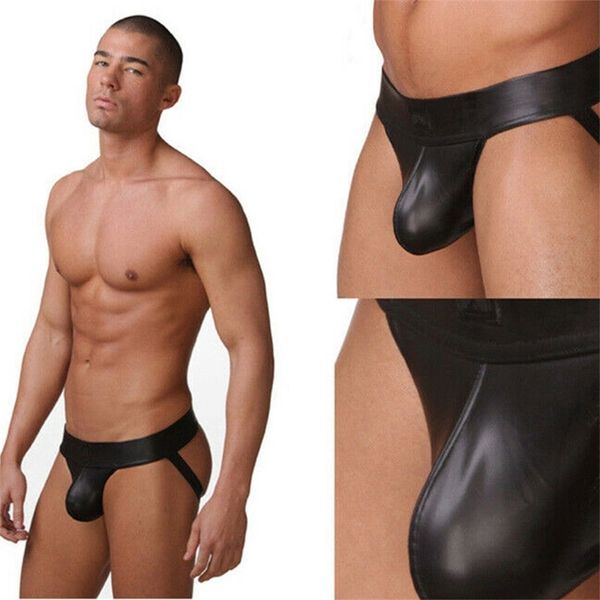 underwear men s jockstrap faux leather gay erotic panties lingerie male s thongs 220719, Black;brown
underwear men s jockstrap faux leather gay erotic panties lingerie male s thongs 220719, Black;brown