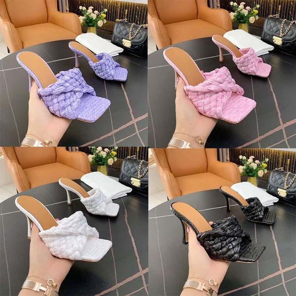 designer slippers woman lido sandals square toe high heels open-toe woven flat slippers luxury summer all-match stylist shoes heel, Black
designer slippers woman lido sandals square toe high heels open-toe woven flat slippers luxury summer all-match stylist shoes heel, Black