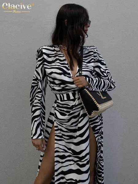 clacive v-neck stripe print dress ladies fashion long sleeve high waist midi dress vintage loose elegant dresses for women t220804, Black;gray
clacive v-neck stripe print dress ladies fashion long sleeve high waist midi dress vintage loose elegant dresses for women t220804, Black;gray