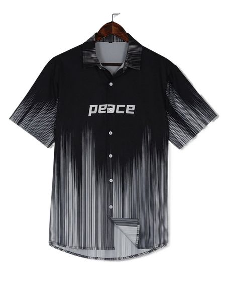 romwe guys letter print shirt x2lp#, White;black
romwe guys letter print shirt x2lp#, White;black