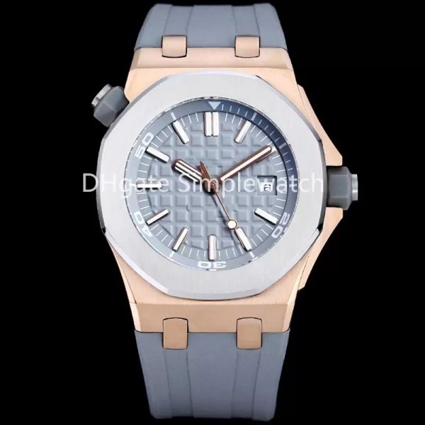 mens watches automatic mechanical watch 42mm business wristwatch rubber strap montre de luxe gift for men multicolor, Slivery;brown
mens watches automatic mechanical watch 42mm business wristwatch rubber strap montre de luxe gift for men multicolor, Slivery;brown