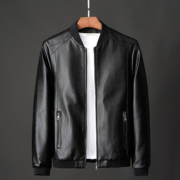 leather jacket bomber motorcycle jacket men biker pu baseball jacket 8xl 2022 fashion causal jaqueta masculino t220716, Black;brown
leather jacket bomber motorcycle jacket men biker pu baseball jacket 8xl 2022 fashion causal jaqueta masculino t220716, Black;brown
