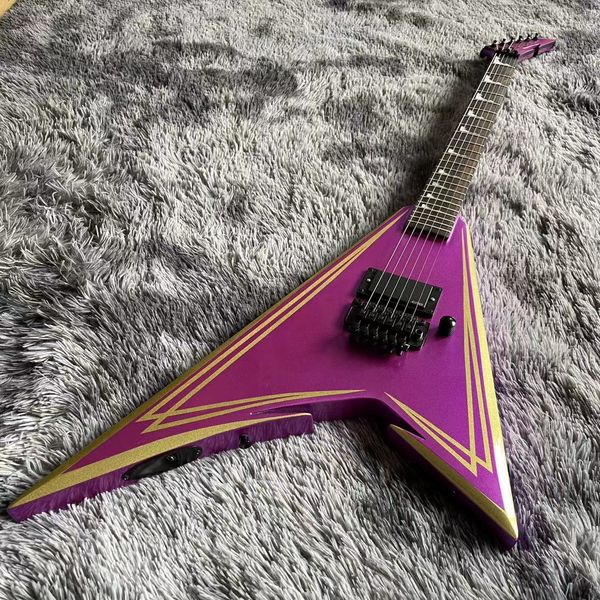 custom color stripes jack v rr electric guitar with ebony fingerboard active pickup alder body maple neck metal gloss finishing in purple co
custom color stripes jack v rr electric guitar with ebony fingerboard active pickup alder body maple neck metal gloss finishing in purple co