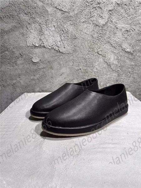 7th collection essentials of god 1:1 suede slip-on shoes men hip hop style comfortable loafers fashion designer, Black