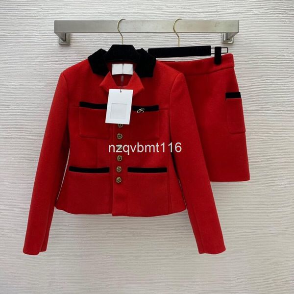 two piece dress velvet stitched tweed short coat fashionable high waist a-line skirt two-piece suit, White
two piece dress velvet stitched tweed short coat fashionable high waist a-line skirt two-piece suit, White