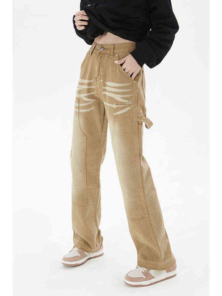 american kaki vintage baggy jeans women 90s streetwear bags wide pipes cargo pants high waist straight denim pants 2022 new l220726, Blue
american kaki vintage baggy jeans women 90s streetwear bags wide pipes cargo pants high waist straight denim pants 2022 new l220726, Blue