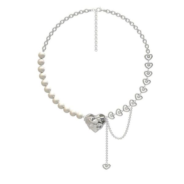 pendant necklaces korea fashion simple personality hip hop imitation pearl love tassel necklace for woman temperament design sense jewelry g, Silver
pendant necklaces korea fashion simple personality hip hop imitation pearl love tassel necklace for woman temperament design sense jewelry g, Silver