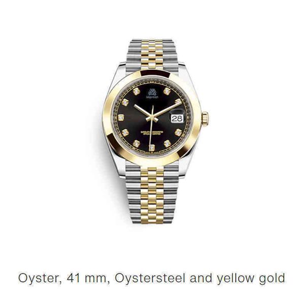 men's watch for datejust automatic es oyster wrist band 41mm mechanical modernos clock zegarek damski, Slivery;brown
men's watch for datejust automatic es oyster wrist band 41mm mechanical modernos clock zegarek damski, Slivery;brown