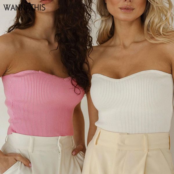 knitted tube women skinny solid casual 2022 summer tank women fashion backless strapless cotton knit crop top, White
knitted tube women skinny solid casual 2022 summer tank women fashion backless strapless cotton knit crop top, White