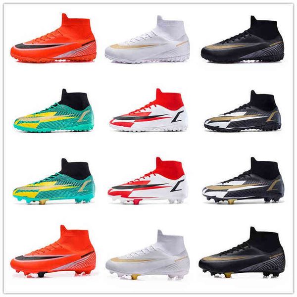 soccer shoes football boots kids tf/fg cleats grass training sport footwear high ankle non-slip 2022 outdoor sneakers men 220331
soccer shoes football boots kids tf/fg cleats grass training sport footwear high ankle non-slip 2022 outdoor sneakers men 220331