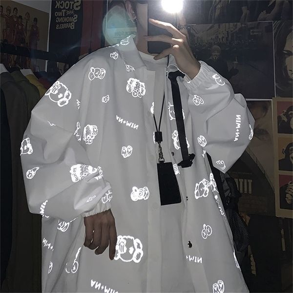 privathinker autumn couple jackets reflective men's casual oversize coat hip hop woman streetwear fashion clothing 201218, Black;brown
privathinker autumn couple jackets reflective men's casual oversize coat hip hop woman streetwear fashion clothing 201218, Black;brown