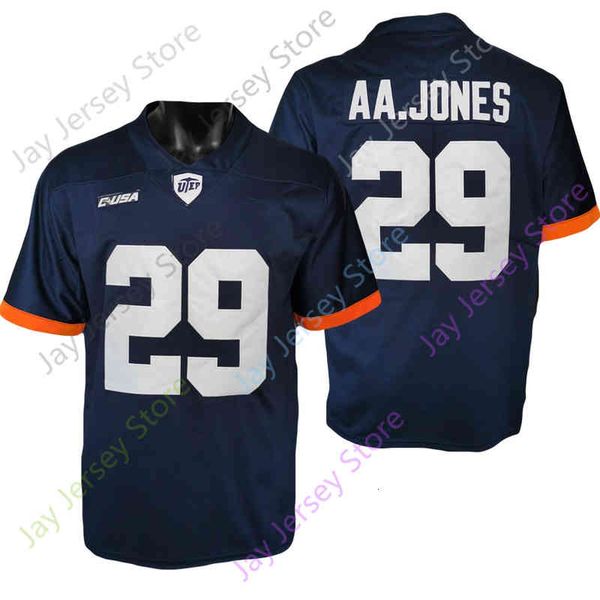 utep miners football jersey ncaa college aa. aaron jones orange navy size s-3xl all stitched youth men, Black
utep miners football jersey ncaa college aa. aaron jones orange navy size s-3xl all stitched youth men, Black