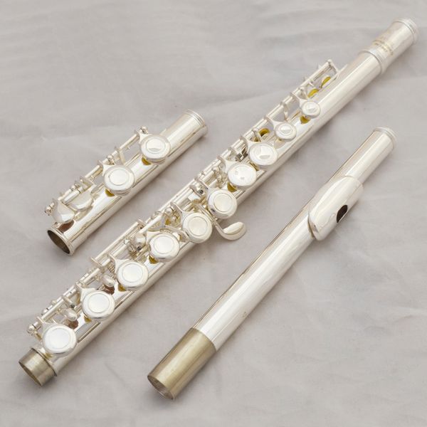 flute 222 silver plated professional flute instrument intermediate student flutes c leg 16 holes closed e key
flute 222 silver plated professional flute instrument intermediate student flutes c leg 16 holes closed e key