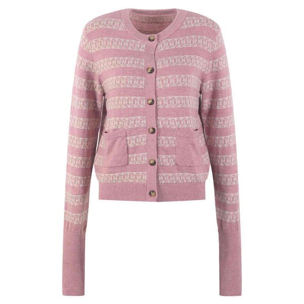 women's knits tees early autumn korean style temperament knitted cardigan women's fashionable single breasted multicolor chain jac, White
women's knits tees early autumn korean style temperament knitted cardigan women's fashionable single breasted multicolor chain jac, White