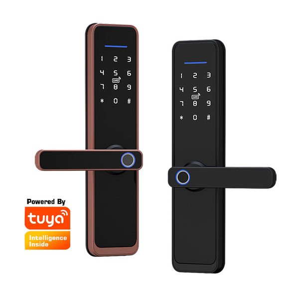 tuya wifi smart home keyless security fingerprint digital door lock with touch keypad
tuya wifi smart home keyless security fingerprint digital door lock with touch keypad