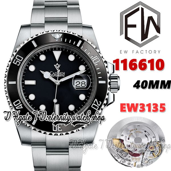ewf v2 ew116610 ew3135 automatic mens watch 40mm ceramics bezel black dial 904l stainless bracelet with same serial warranty card super edit, Slivery;brown
ewf v2 ew116610 ew3135 automatic mens watch 40mm ceramics bezel black dial 904l stainless bracelet with same serial warranty card super edit, Slivery;brown