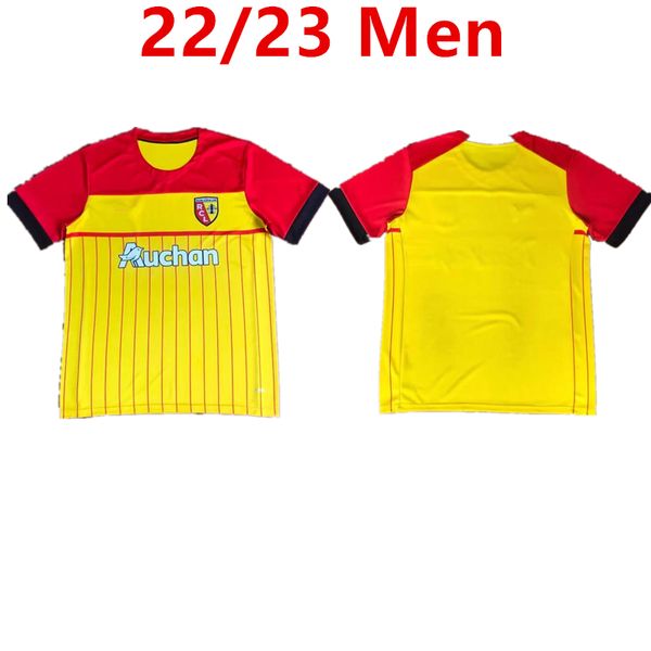 22/23 lance home soccer jerseys men, Black;yellow