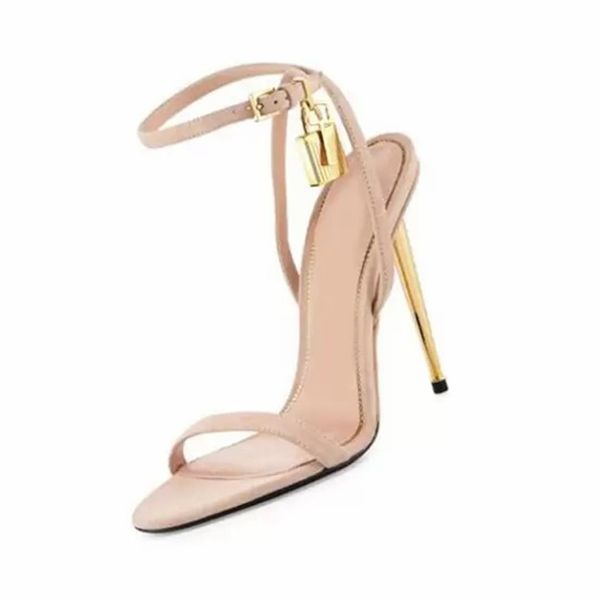 fashion runway summer sandals shoes woman open toe padlock sandalia feminina mentallic stiletto high heels ankle strap sandals women, Black
fashion runway summer sandals shoes woman open toe padlock sandalia feminina mentallic stiletto high heels ankle strap sandals women, Black