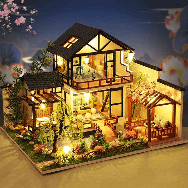 cutebee diy dollhouse miniature wooden dollhouse ancient style building kit toys birthday gift for children girl aa220325
cutebee diy dollhouse miniature wooden dollhouse ancient style building kit toys birthday gift for children girl aa220325
