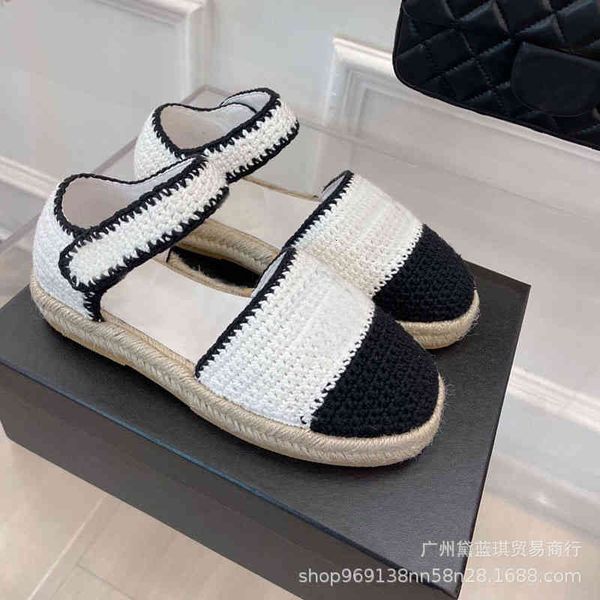 sandals spring hand woven round head color contrast hollow back buckle sandals hemp rope bottom fisherman shoes casual, Black
sandals spring hand woven round head color contrast hollow back buckle sandals hemp rope bottom fisherman shoes casual, Black