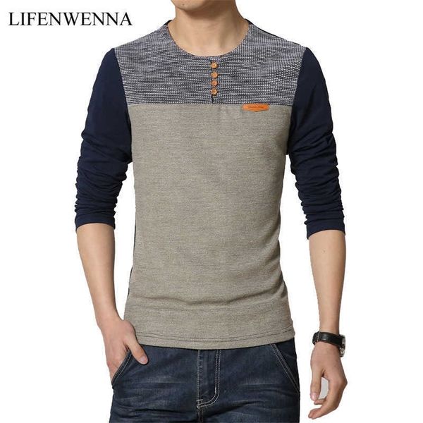 men's t shirt spring arrival o neck buttons patchwork t shirt men brand plus size long sleeve tees shirts m-5xl 210623, White;black
men's t shirt spring arrival o neck buttons patchwork t shirt men brand plus size long sleeve tees shirts m-5xl 210623, White;black