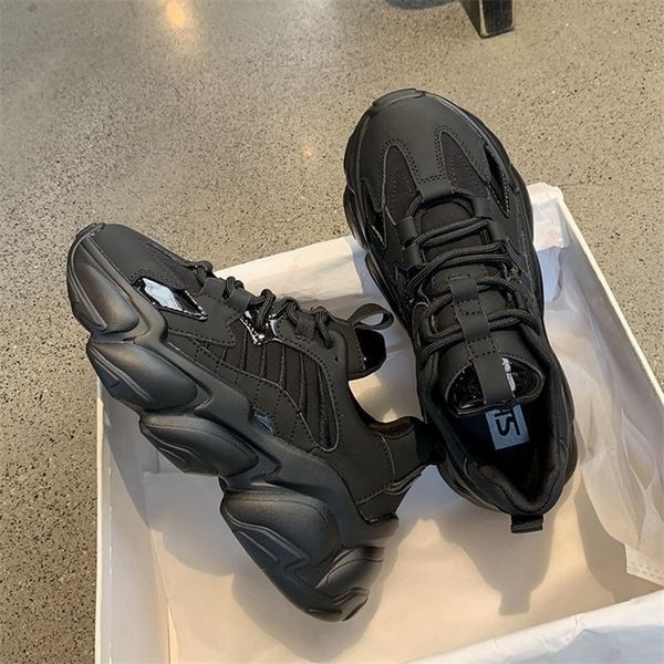 chunky sneakers women fashion black white platform wedges sports dad shoes harajuku goth leather running tennis zapatos de mujer 220616
chunky sneakers women fashion black white platform wedges sports dad shoes harajuku goth leather running tennis zapatos de mujer 220616
