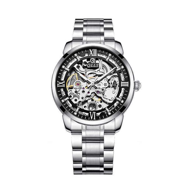 watches designer men's mechanical watch automatic hollow tourbillon belt quartz movement waterproof luminous, Silver
watches designer men's mechanical watch automatic hollow tourbillon belt quartz movement waterproof luminous, Silver