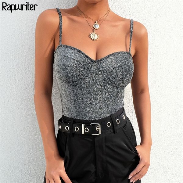 rapwriter spaghetti strap backless slim glitter bodysuit women 2020 summer sleeveless bodycon sheer open crotch bodysuit lj200814, Black;white
rapwriter spaghetti strap backless slim glitter bodysuit women 2020 summer sleeveless bodycon sheer open crotch bodysuit lj200814, Black;white