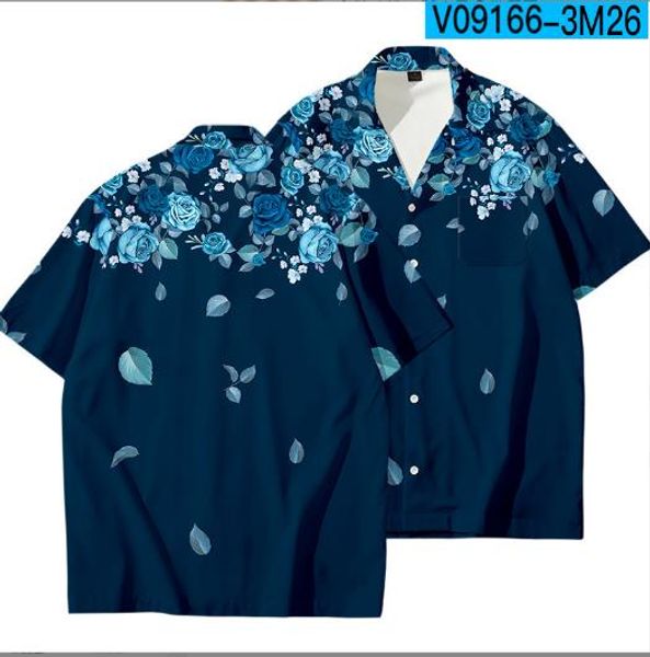 men flower printed short sleeve turn down collar shirt loose blouse summer hawaiian camisa r1dl, White;black
men flower printed short sleeve turn down collar shirt loose blouse summer hawaiian camisa r1dl, White;black