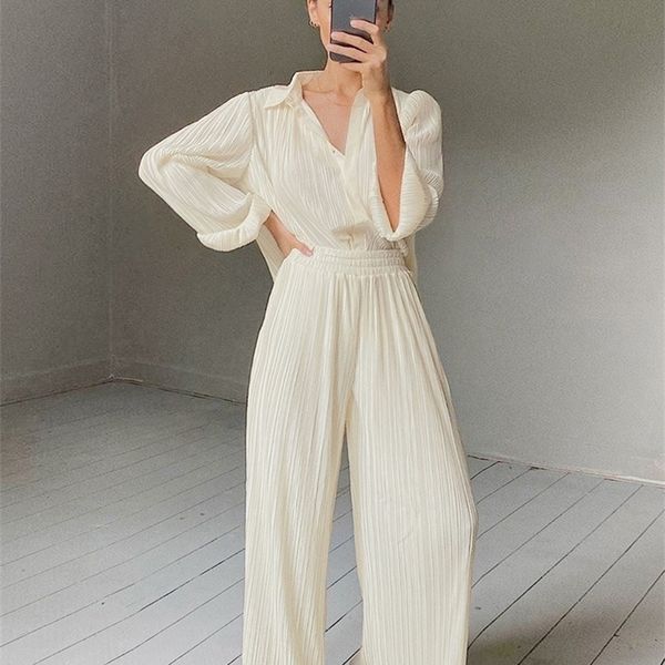 mnealways18 beige pleated wide leg womens fashion casual loose trousers office lady elegant long palazzo pants 220811, Black;white
mnealways18 beige pleated wide leg womens fashion casual loose trousers office lady elegant long palazzo pants 220811, Black;white