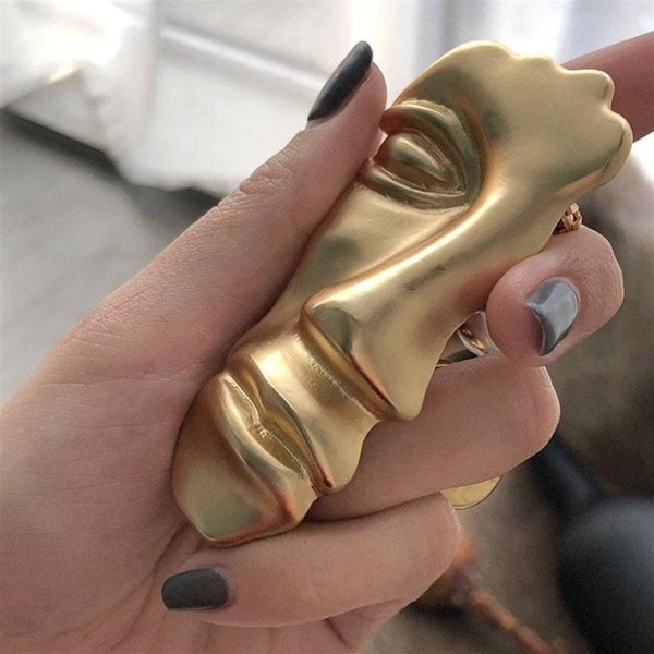 pins brooches exaggerated funny abstract gold color metal western accessories half human face portrait brooch for women party jew310z, Gray
pins brooches exaggerated funny abstract gold color metal western accessories half human face portrait brooch for women party jew310z, Gray