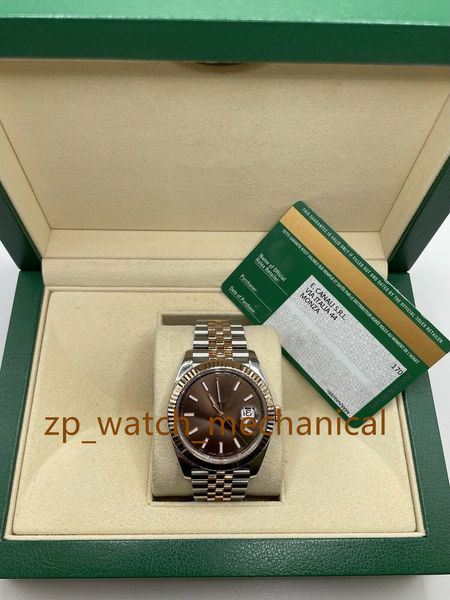 men's mechanical watch day just m126331-0002 bp factory 41mm swiss movement 316l and 904l water resistant designer watches with box and, Slivery;brown
men's mechanical watch day just m126331-0002 bp factory 41mm swiss movement 316l and 904l water resistant designer watches with box and, Slivery;brown