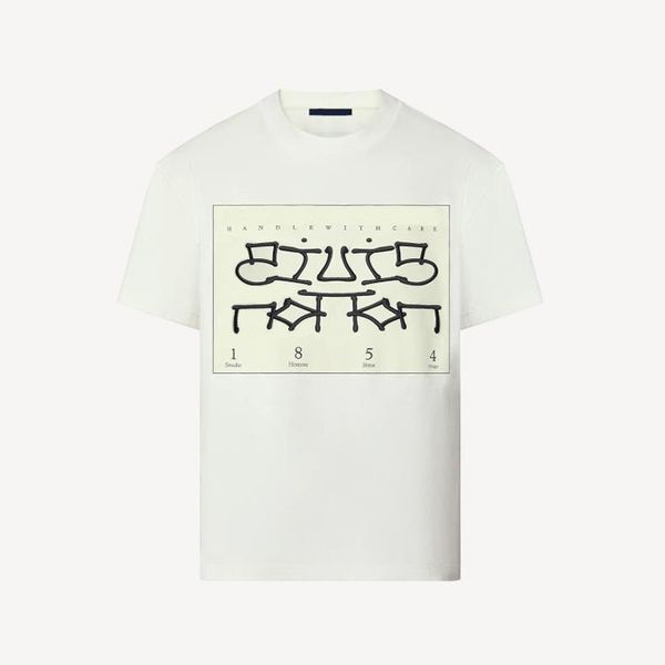 1854 lletter embroidery handle with care printed tee fashion man women t-shirt summer hip hop highstreet oversized fztx1278, White;black
1854 lletter embroidery handle with care printed tee fashion man women t-shirt summer hip hop highstreet oversized fztx1278, White;black