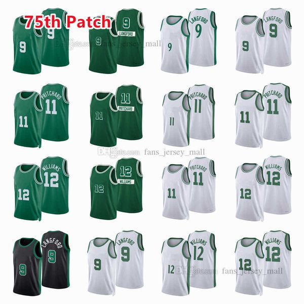 printed 75th patch city basketball jerseys romeo 9 langford jayson 0 tatum grant 12 williams payton 11 pritchard jersey color white green bl, Black;red
printed 75th patch city basketball jerseys romeo 9 langford jayson 0 tatum grant 12 williams payton 11 pritchard jersey color white green bl, Black;red