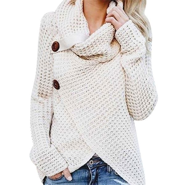 winter clothes women pull femme longsleeved irregular fashion cardigan women turtleneck button sweater female w599 y200720, White;black
winter clothes women pull femme longsleeved irregular fashion cardigan women turtleneck button sweater female w599 y200720, White;black