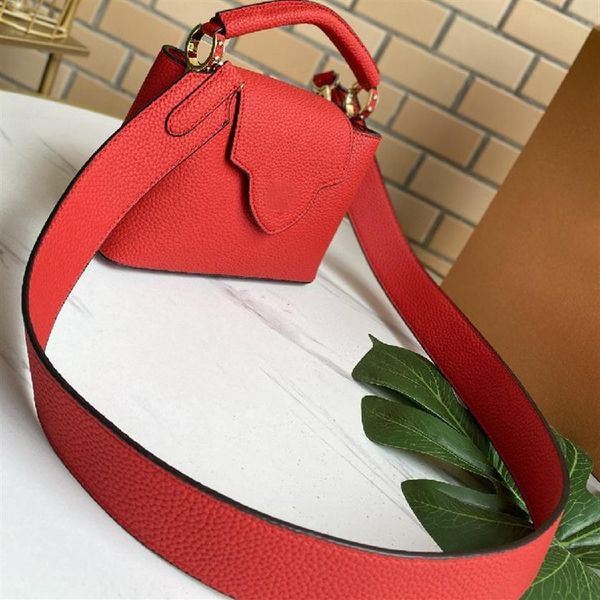 brand capucines women cow leather shoulder bag fashion taurillon golden buckle messenger totes crossbody retro mini handle book ev283w
brand capucines women cow leather shoulder bag fashion taurillon golden buckle messenger totes crossbody retro mini handle book ev283w