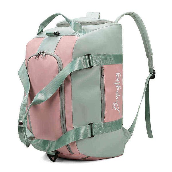 travel duffel bag women large-capacity handbags multifunctional fitness gym sport yoga backpack nylon bag 220630
travel duffel bag women large-capacity handbags multifunctional fitness gym sport yoga backpack nylon bag 220630