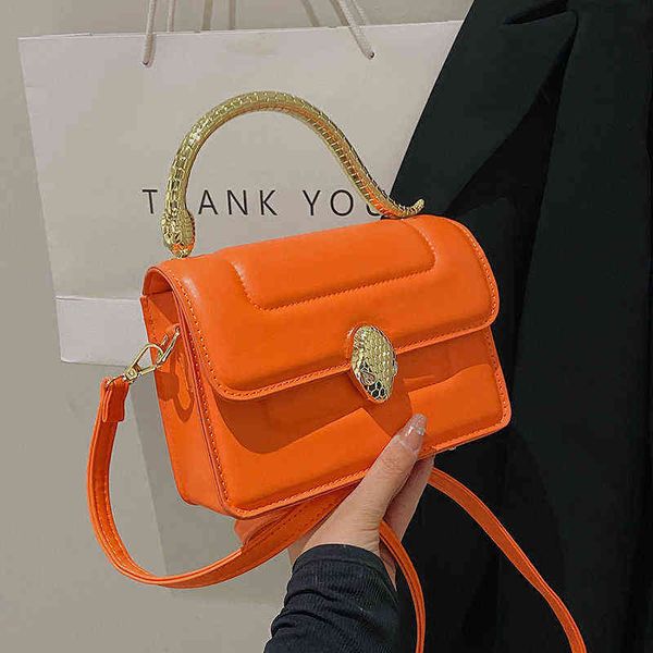 young girls fashion shoulder messenger bags elegant ladies trendy all-match snake headbag orange casual party unique totes pouch g220429
young girls fashion shoulder messenger bags elegant ladies trendy all-match snake headbag orange casual party unique totes pouch g220429