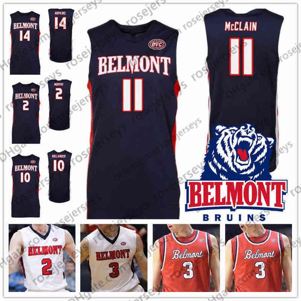 college ncaa belmont bruins basketball #11 kevin mcclain 2 grayson murphy 10 caleb hollander 14 nick hopkins navy blue white red jersey 4xl, Black
college ncaa belmont bruins basketball #11 kevin mcclain 2 grayson murphy 10 caleb hollander 14 nick hopkins navy blue white red jersey 4xl, Black