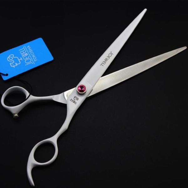 joewell 8.0 inch hair cutting scissors white painted handle 440c 62hrc hardness scissors with leather case
joewell 8.0 inch hair cutting scissors white painted handle 440c 62hrc hardness scissors with leather case